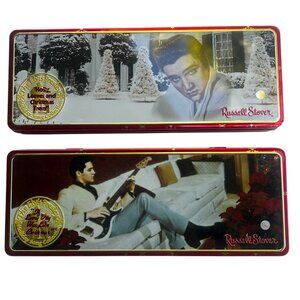 Elvis Russell Stover Christmas Tins from the 90's VINTAGE